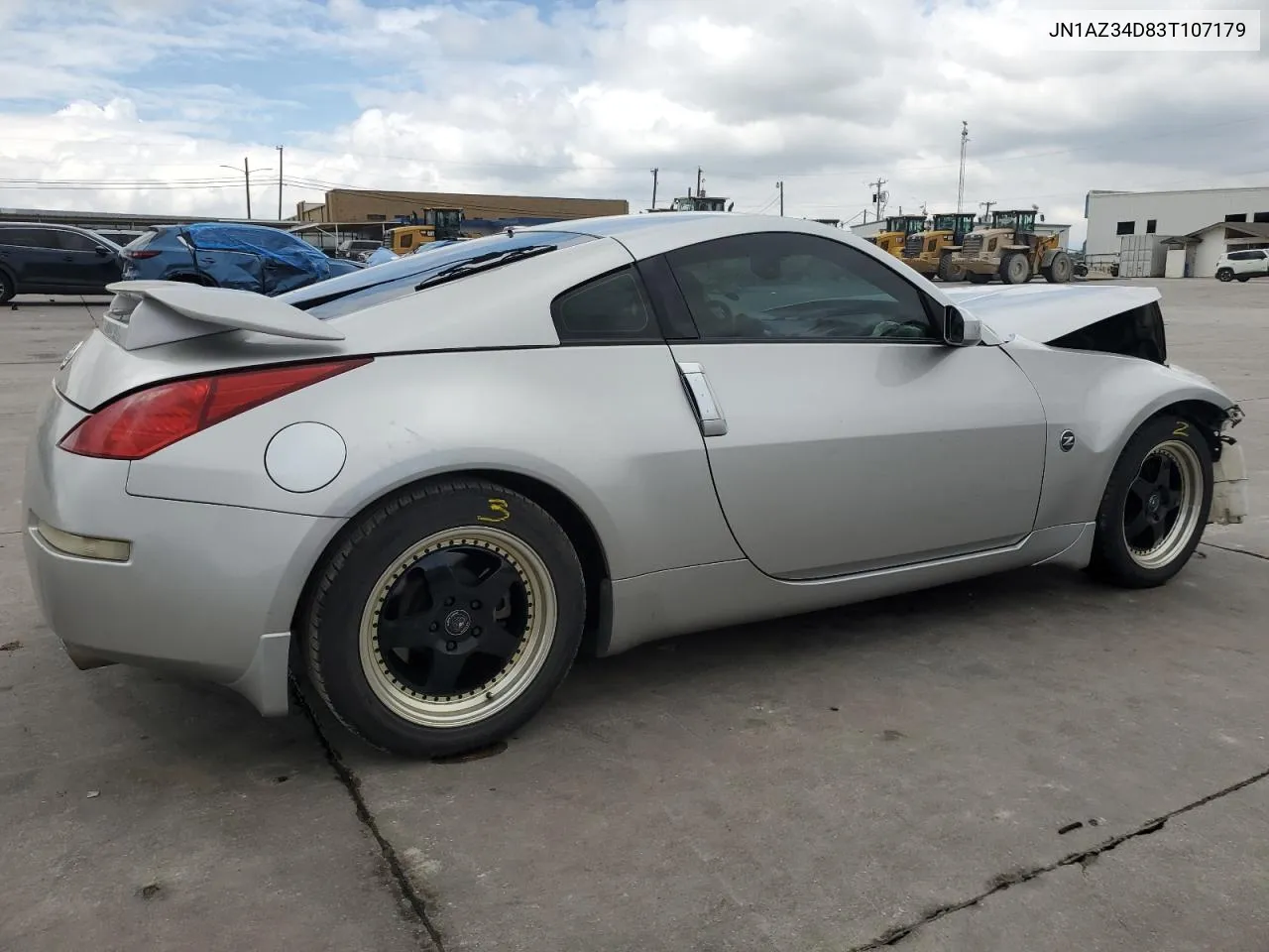 2003 Nissan 350Z Coupe VIN: JN1AZ34D83T107179 Lot: 71045634