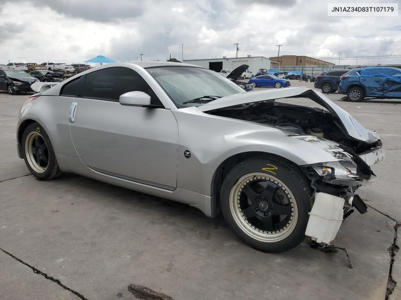 2003 Nissan 350Z Coupe VIN: JN1AZ34D83T107179 Lot: 71045634