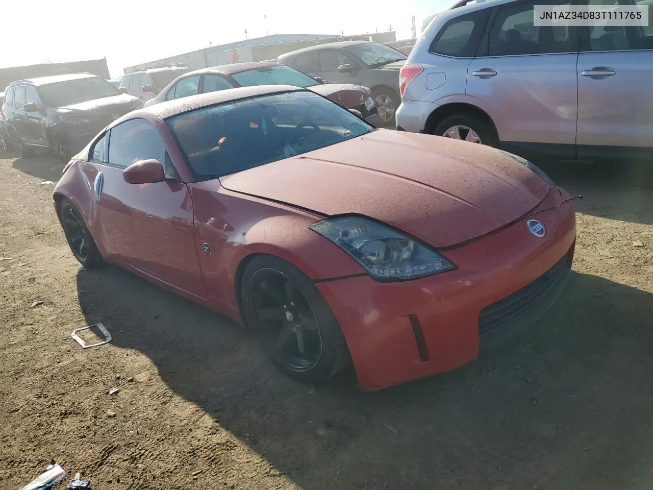 2003 Nissan 350Z Coupe VIN: JN1AZ34D83T111765 Lot: 71740864