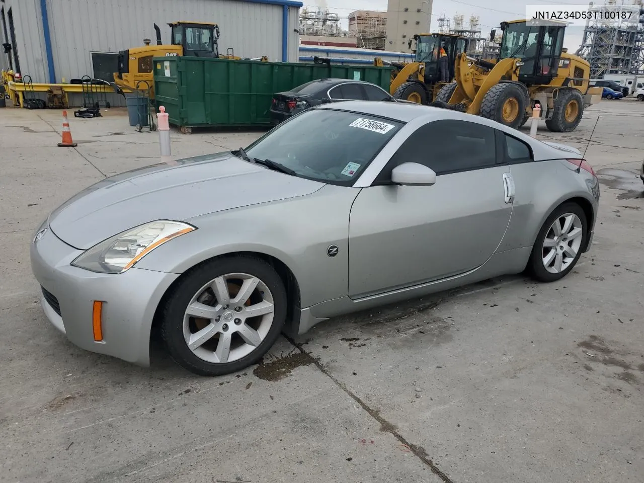 JN1AZ34D53T100187 2003 Nissan 350Z Coupe