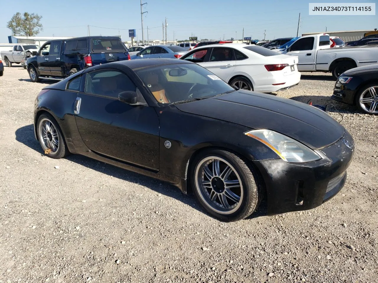 2003 Nissan 350Z Coupe VIN: JN1AZ34D73T114155 Lot: 72976334