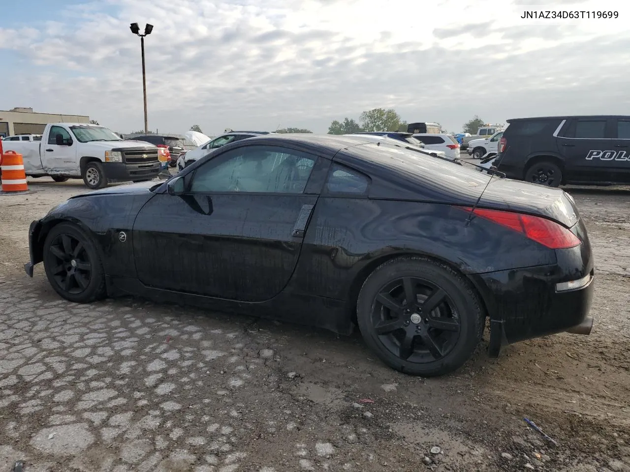 2003 Nissan 350Z Coupe VIN: JN1AZ34D63T119699 Lot: 73269854