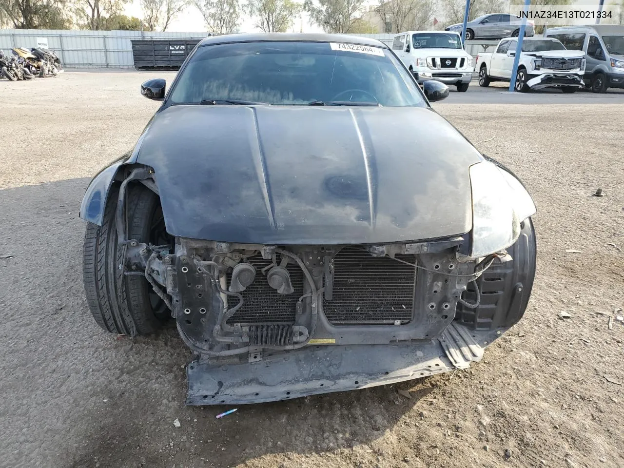 2003 Nissan 350Z Coupe VIN: JN1AZ34E13T021334 Lot: 74322564