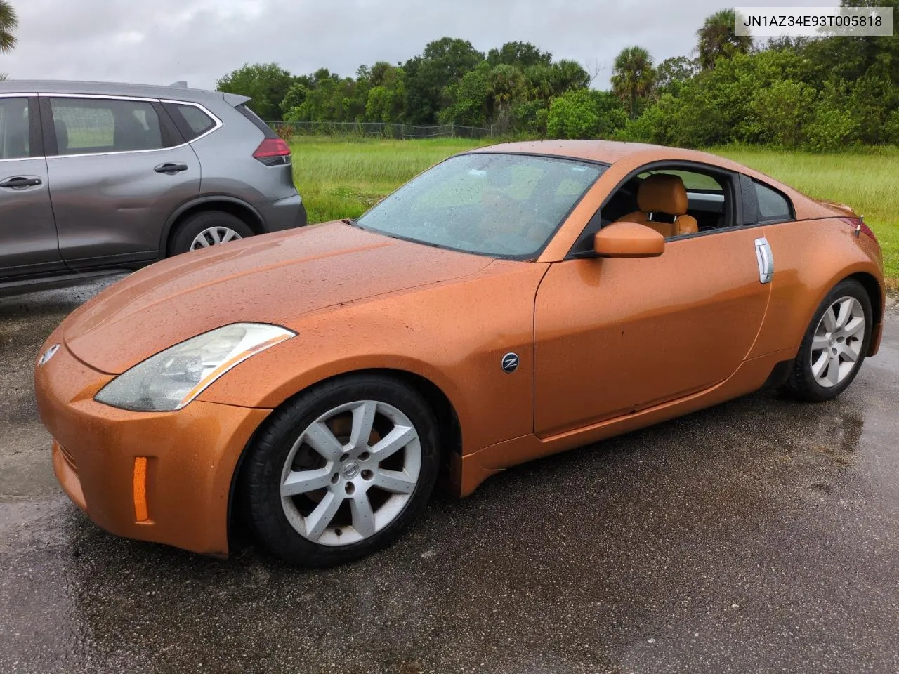 2003 Nissan 350Z Coupe VIN: JN1AZ34E93T005818 Lot: 74360084