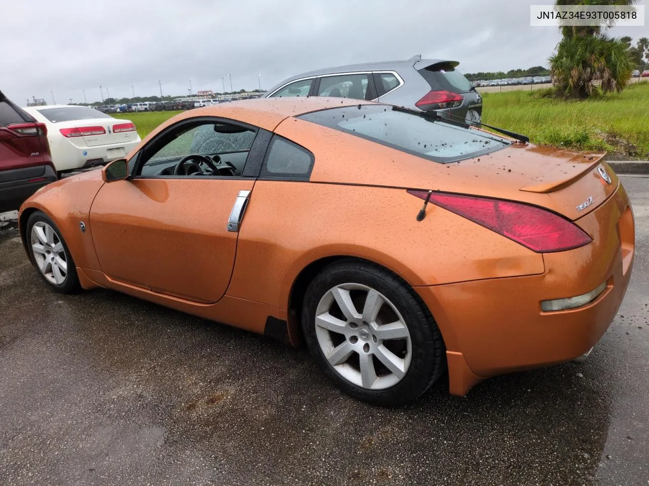 2003 Nissan 350Z Coupe VIN: JN1AZ34E93T005818 Lot: 74360084