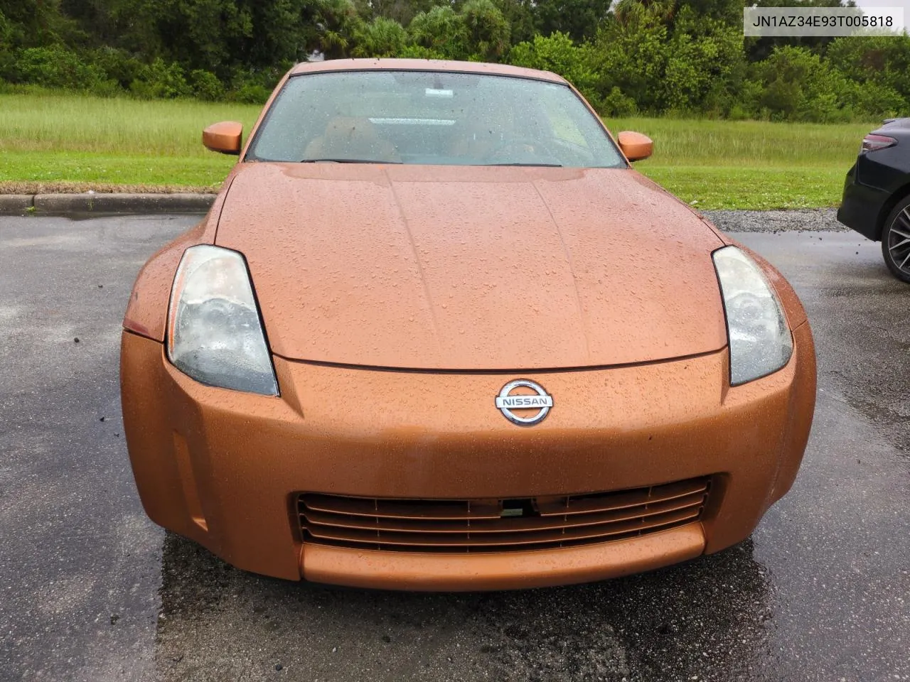 2003 Nissan 350Z Coupe VIN: JN1AZ34E93T005818 Lot: 74360084