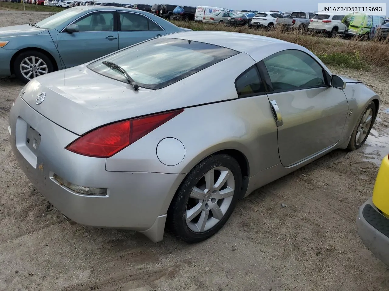 2003 Nissan 350Z Coupe VIN: JN1AZ34D53T119693 Lot: 74850044