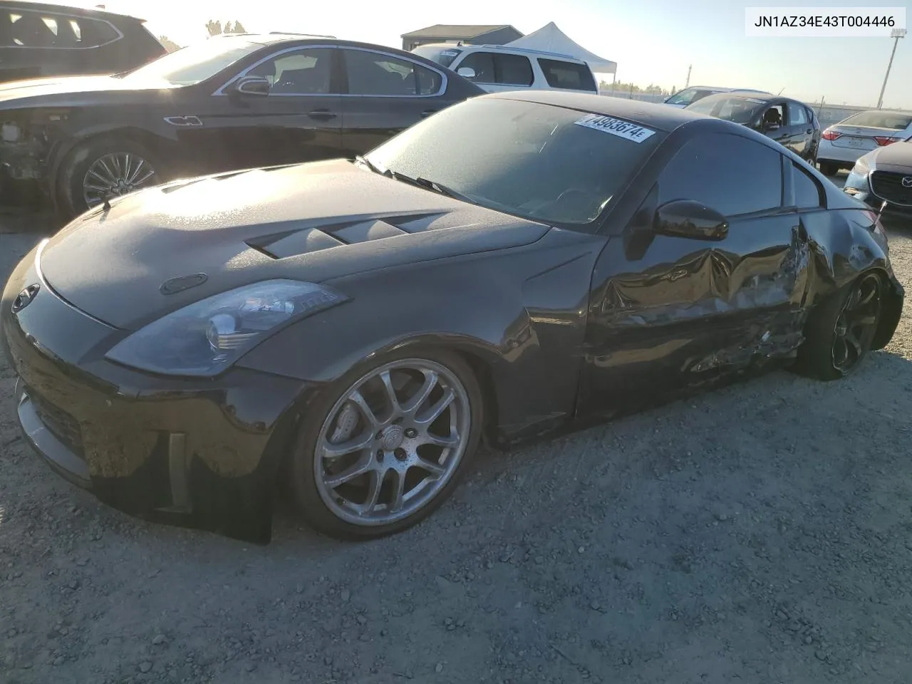 2003 Nissan 350Z Coupe VIN: JN1AZ34E43T004446 Lot: 74983674