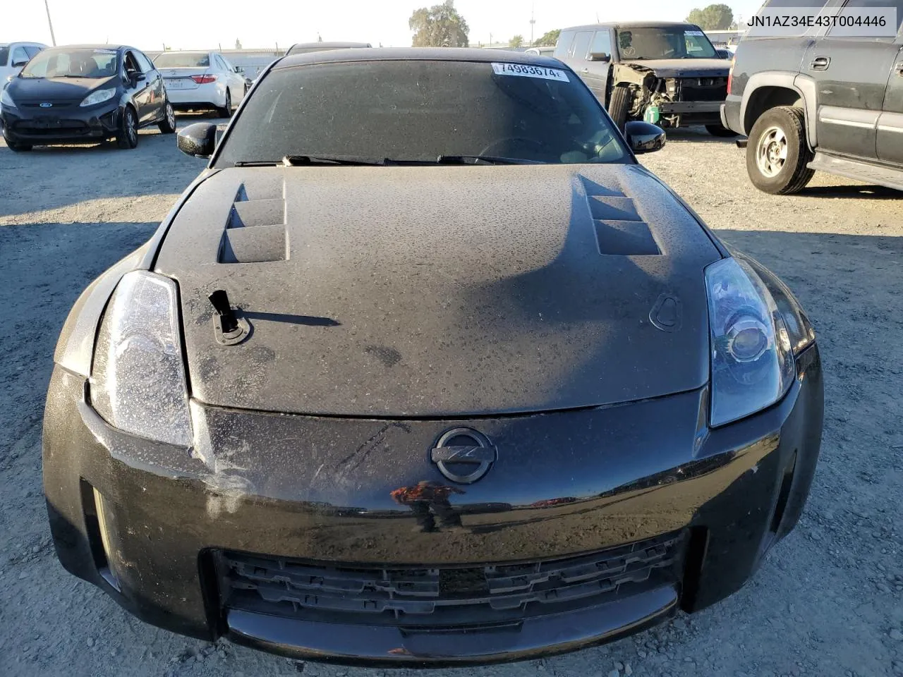 2003 Nissan 350Z Coupe VIN: JN1AZ34E43T004446 Lot: 74983674