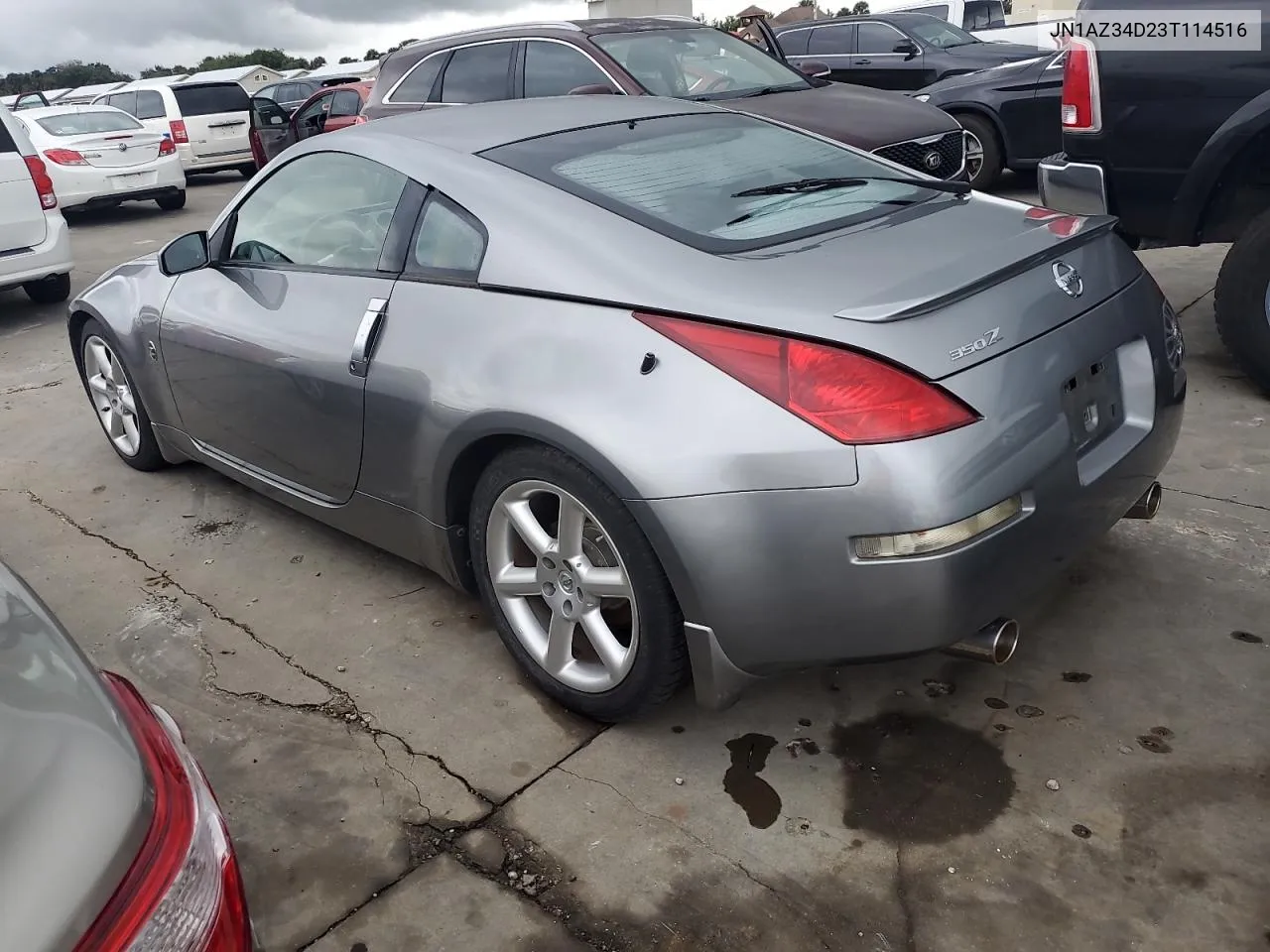 2003 Nissan 350Z Coupe VIN: JN1AZ34D23T114516 Lot: 75093774