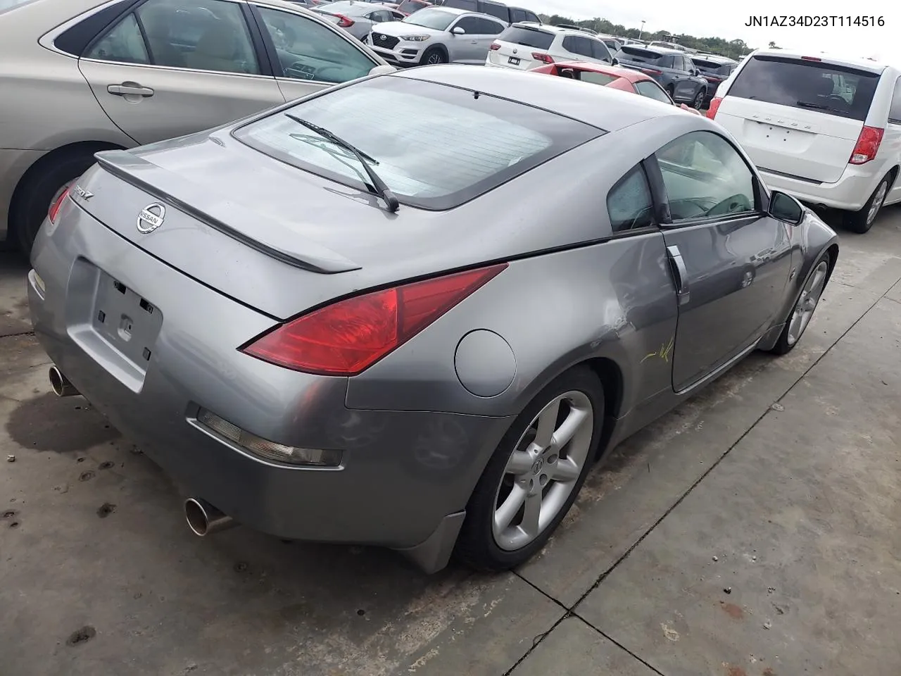 2003 Nissan 350Z Coupe VIN: JN1AZ34D23T114516 Lot: 75093774