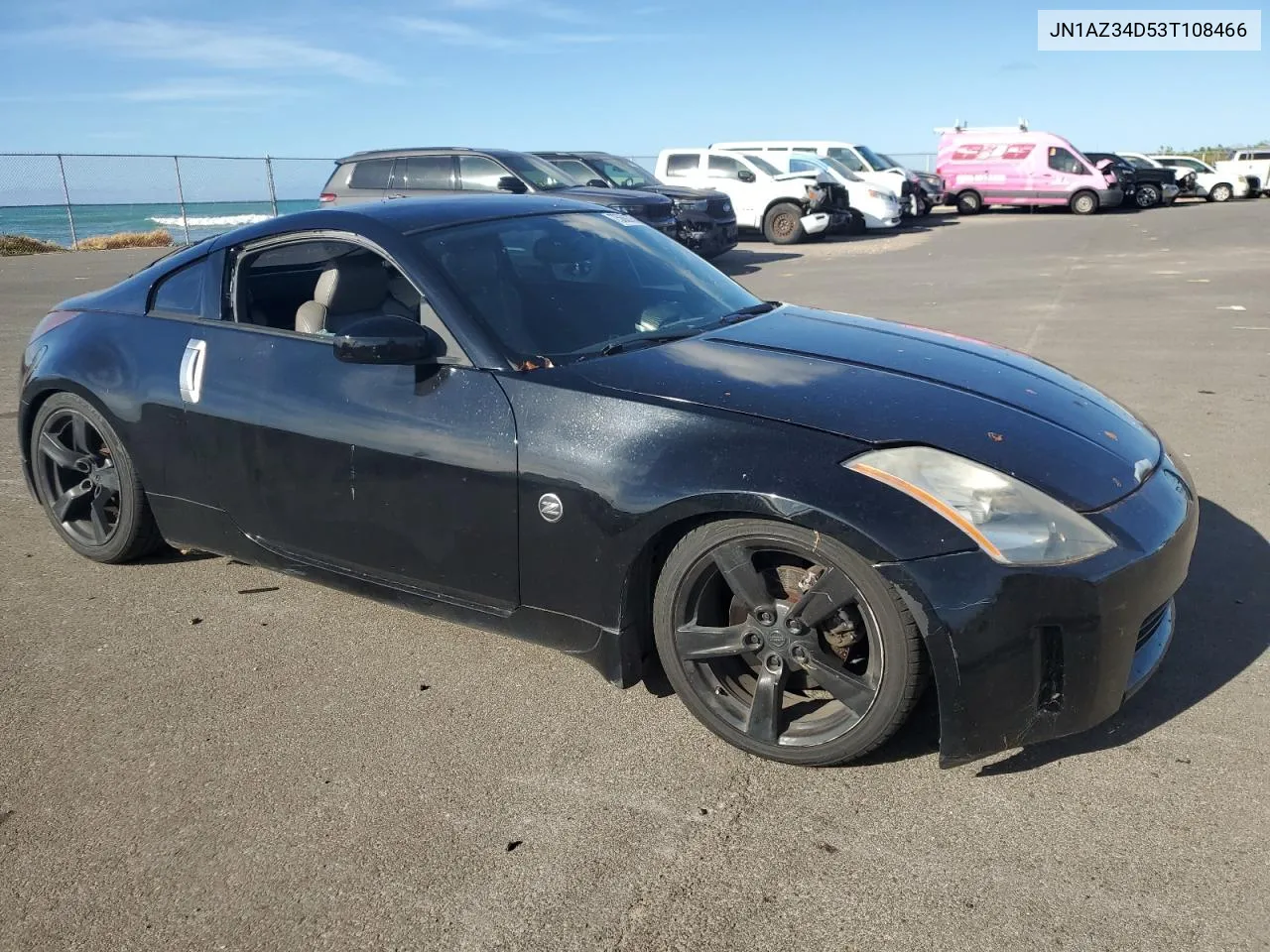 2003 Nissan 350Z Coupe VIN: JN1AZ34D53T108466 Lot: 75683754