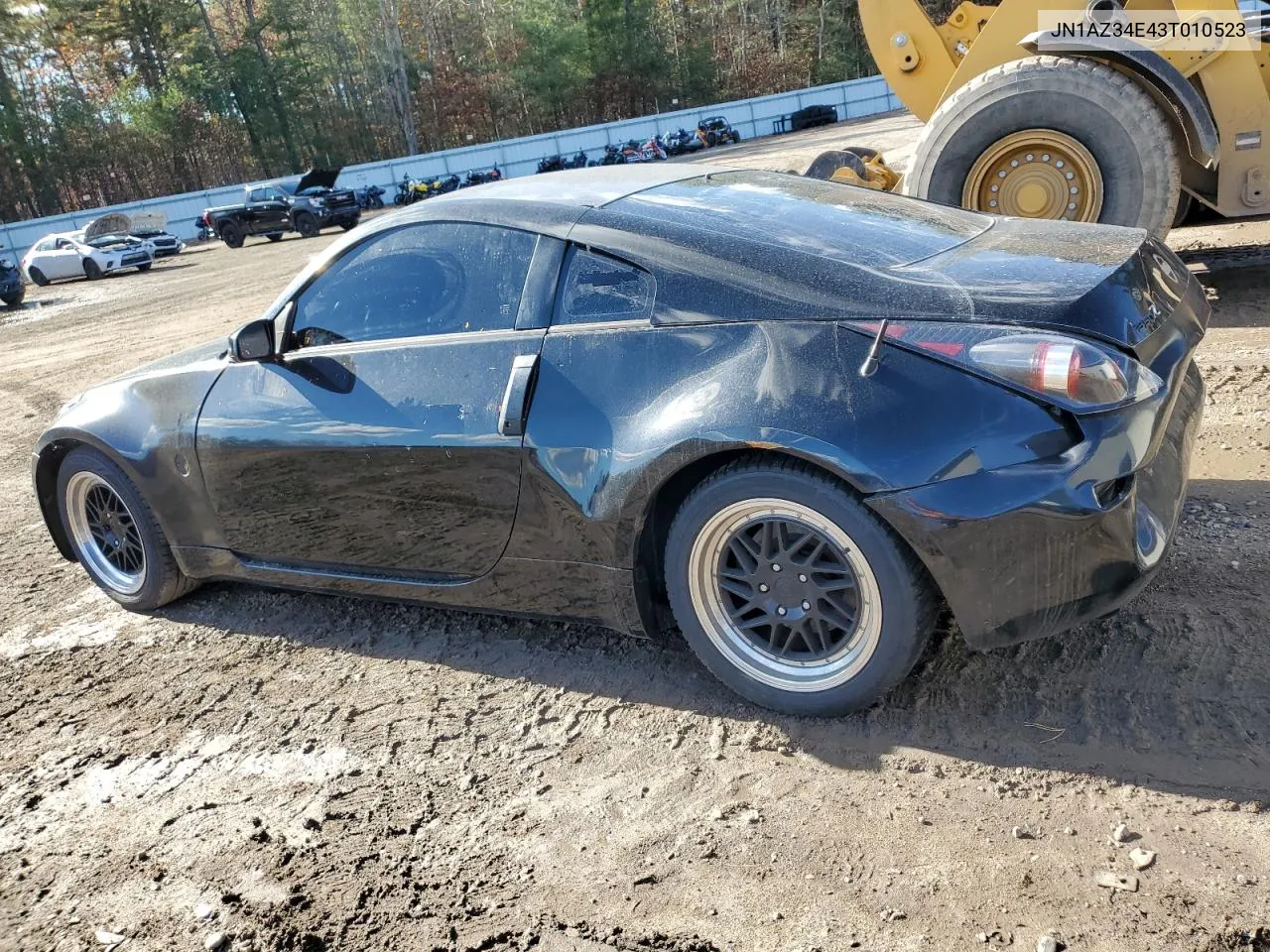 2003 Nissan 350Z Coupe VIN: JN1AZ34E43T010523 Lot: 76869514