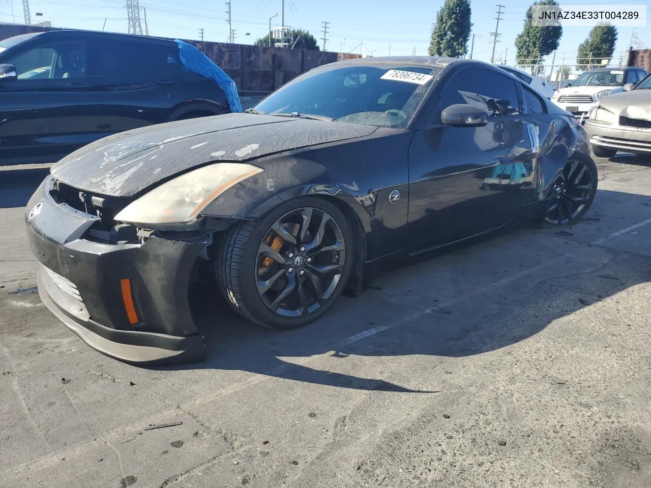 2003 Nissan 350Z Coupe VIN: JN1AZ34E33T004289 Lot: 78396734