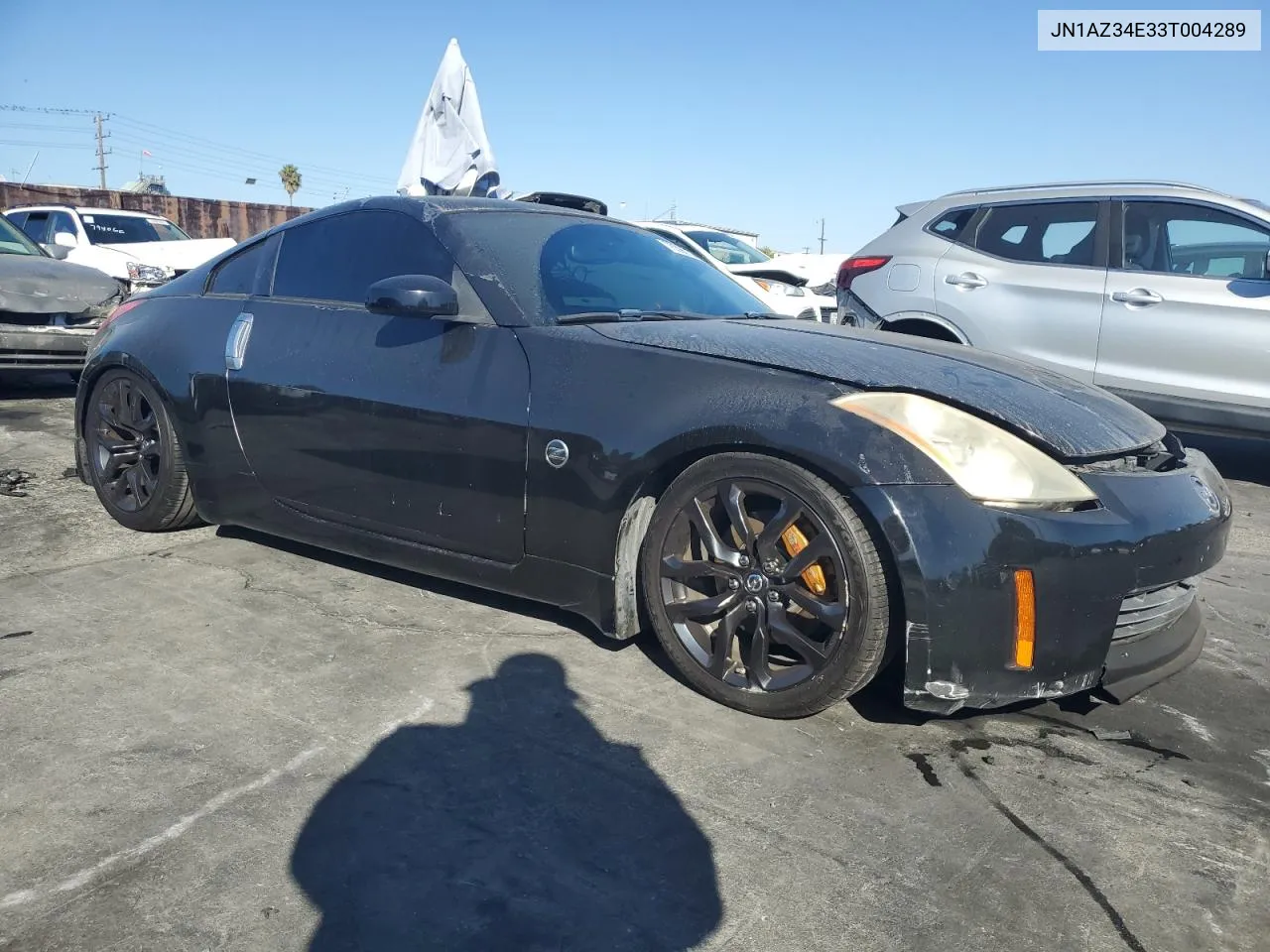 2003 Nissan 350Z Coupe VIN: JN1AZ34E33T004289 Lot: 78396734