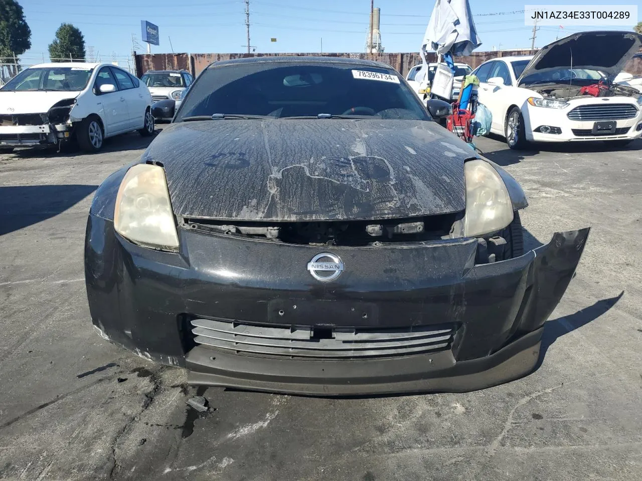 2003 Nissan 350Z Coupe VIN: JN1AZ34E33T004289 Lot: 78396734