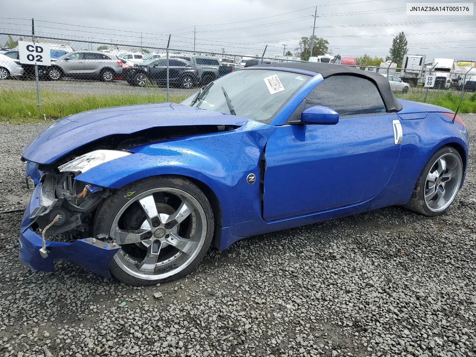 2004 Nissan 350Z Roadster VIN: JN1AZ36A14T005176 Lot: 53222614