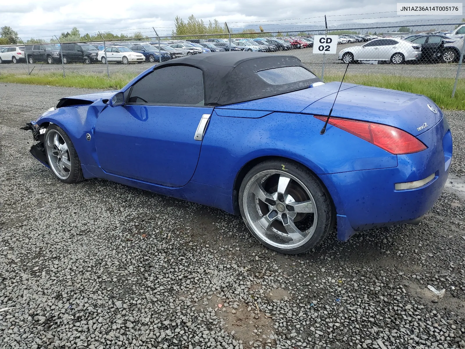 2004 Nissan 350Z Roadster VIN: JN1AZ36A14T005176 Lot: 53222614