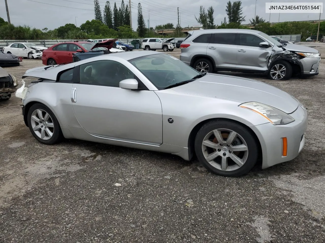 2004 Nissan 350Z Coupe VIN: JN1AZ34E64T051544 Lot: 55995024