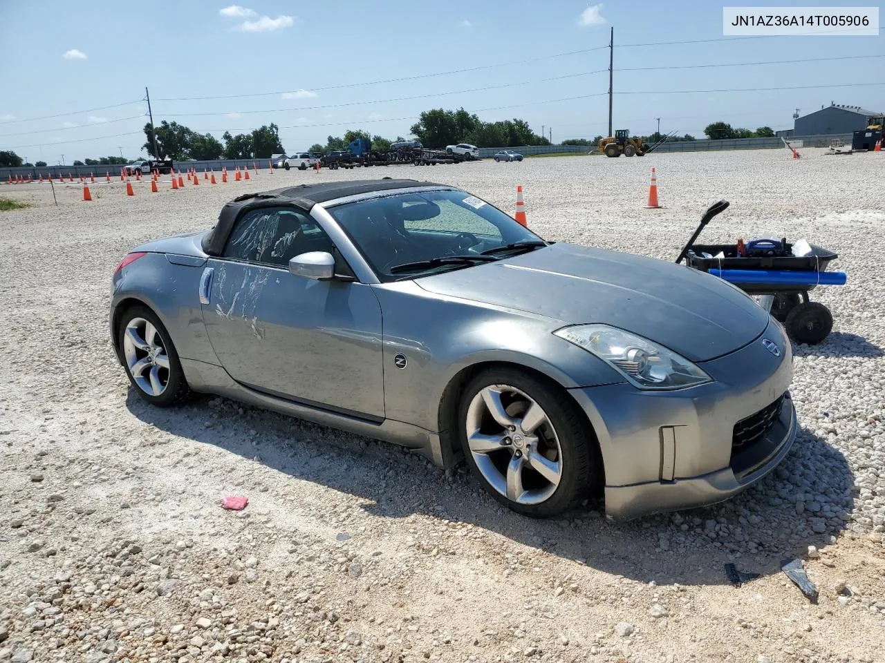 2004 Nissan 350Z Roadster VIN: JN1AZ36A14T005906 Lot: 60146584