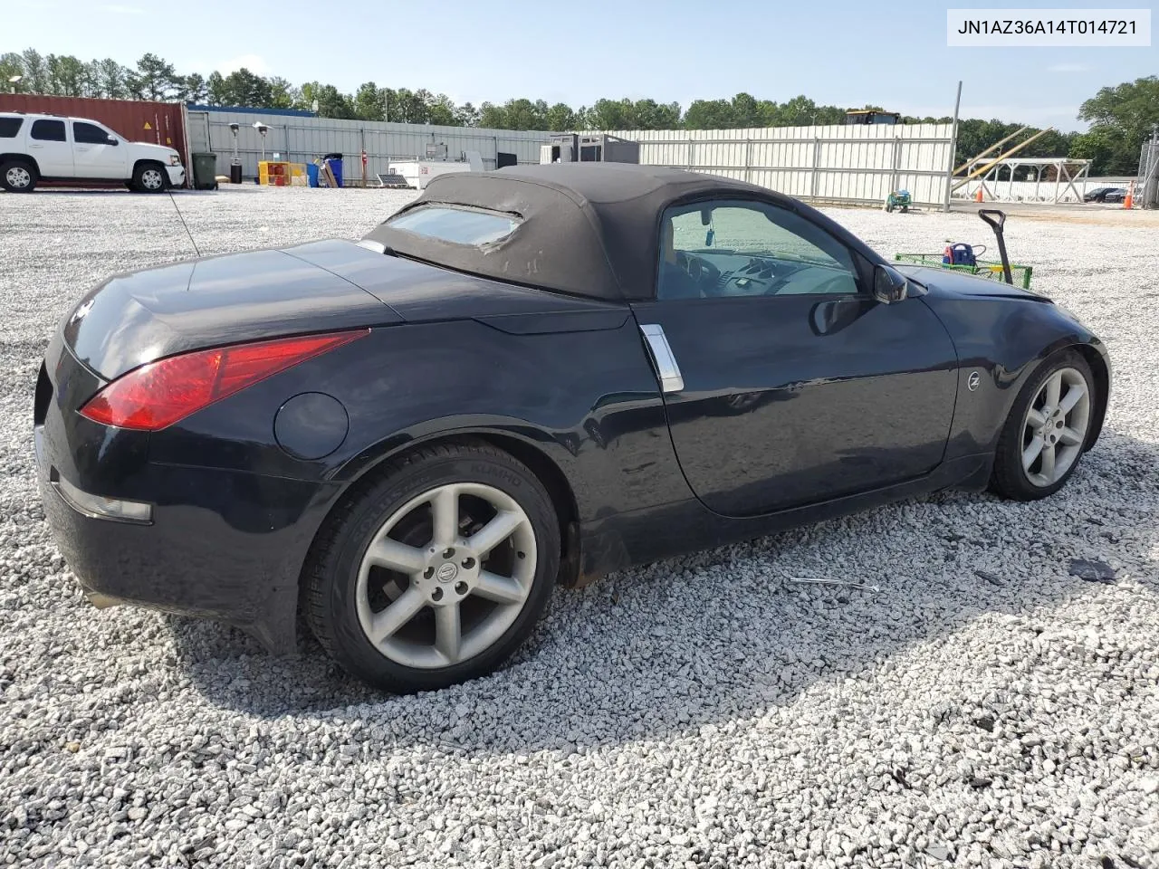 2004 Nissan 350Z Roadster VIN: JN1AZ36A14T014721 Lot: 63713154