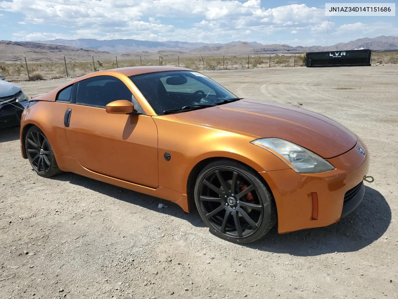 2004 Nissan 350Z Coupe VIN: JN1AZ34D14T151686 Lot: 64281894