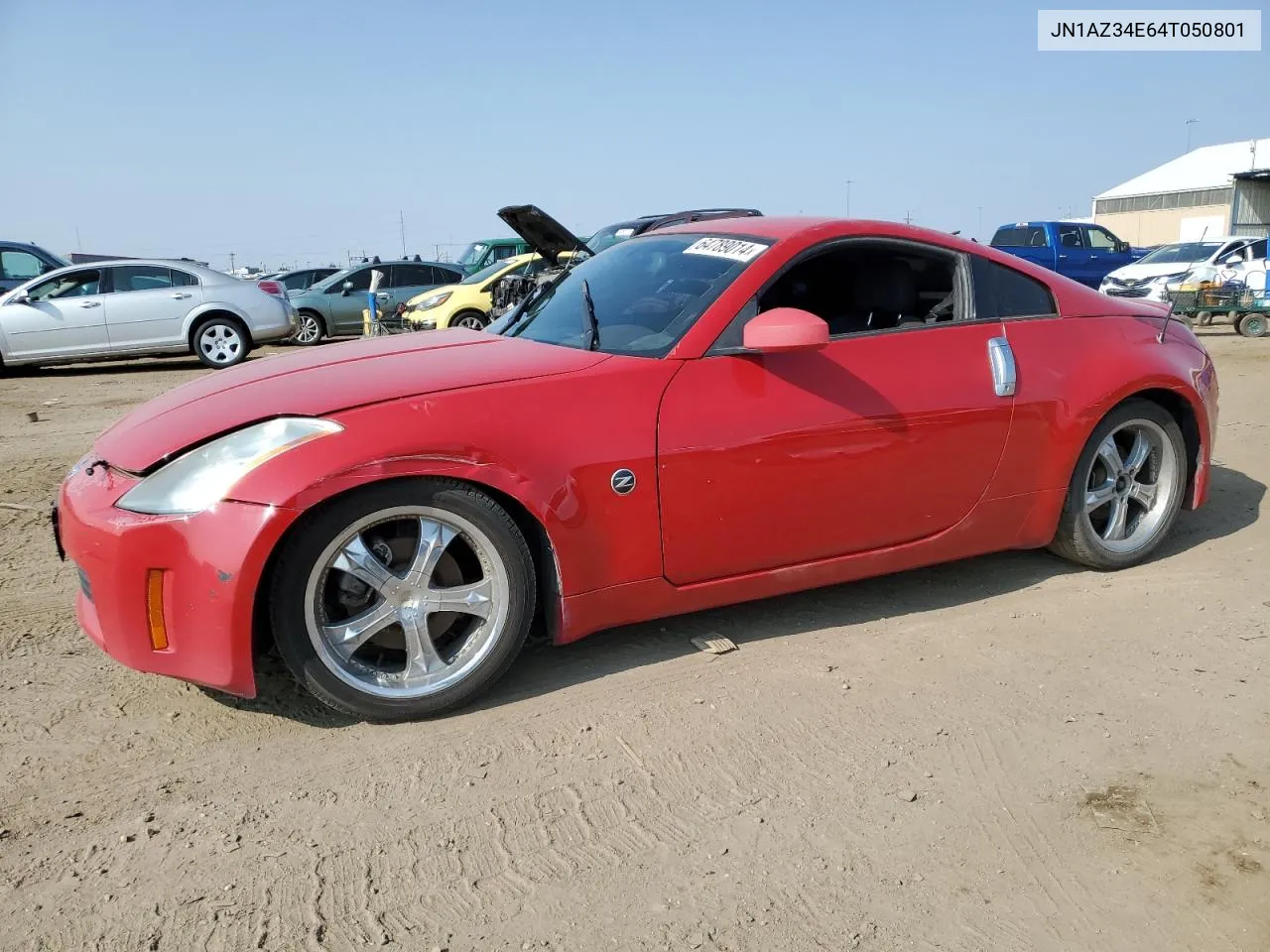 2004 Nissan 350Z Coupe VIN: JN1AZ34E64T050801 Lot: 64789014