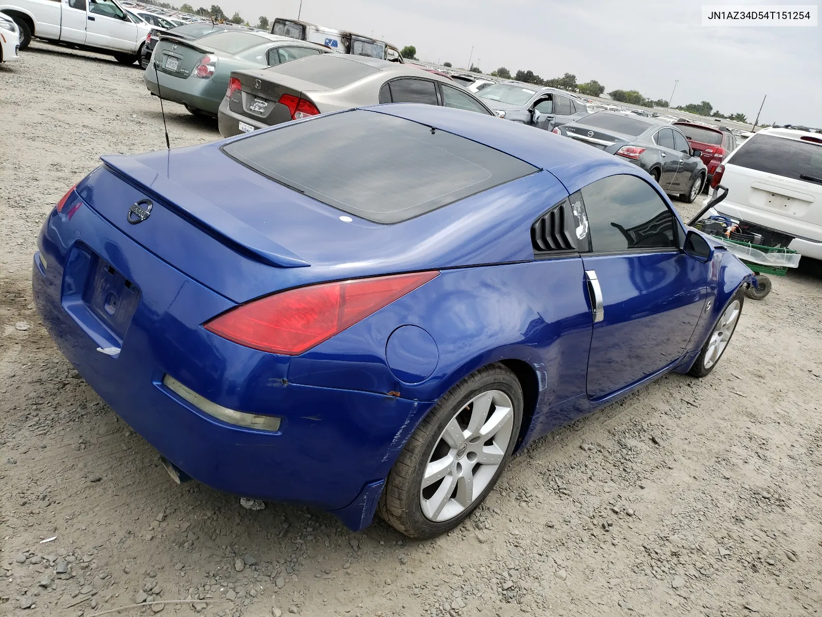 2004 Nissan 350Z Coupe VIN: JN1AZ34D54T151254 Lot: 65857194