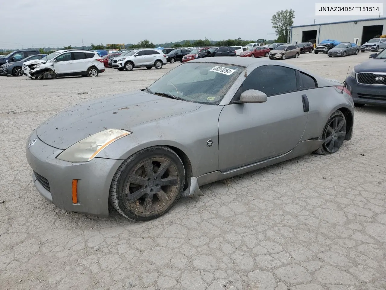 2004 Nissan 350Z Coupe VIN: JN1AZ34D54T151514 Lot: 68023264