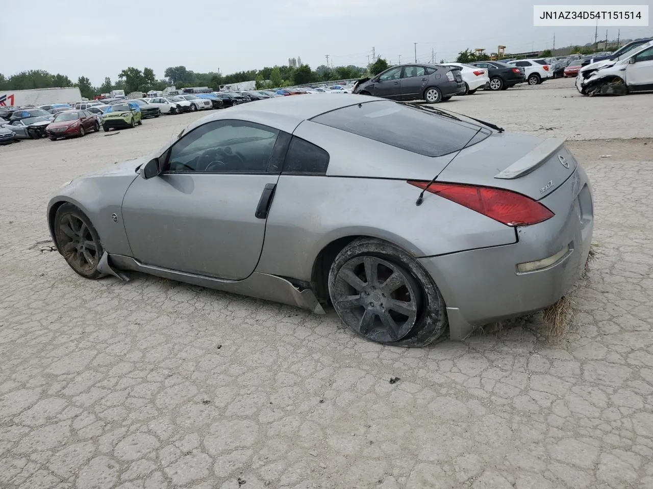 2004 Nissan 350Z Coupe VIN: JN1AZ34D54T151514 Lot: 68023264