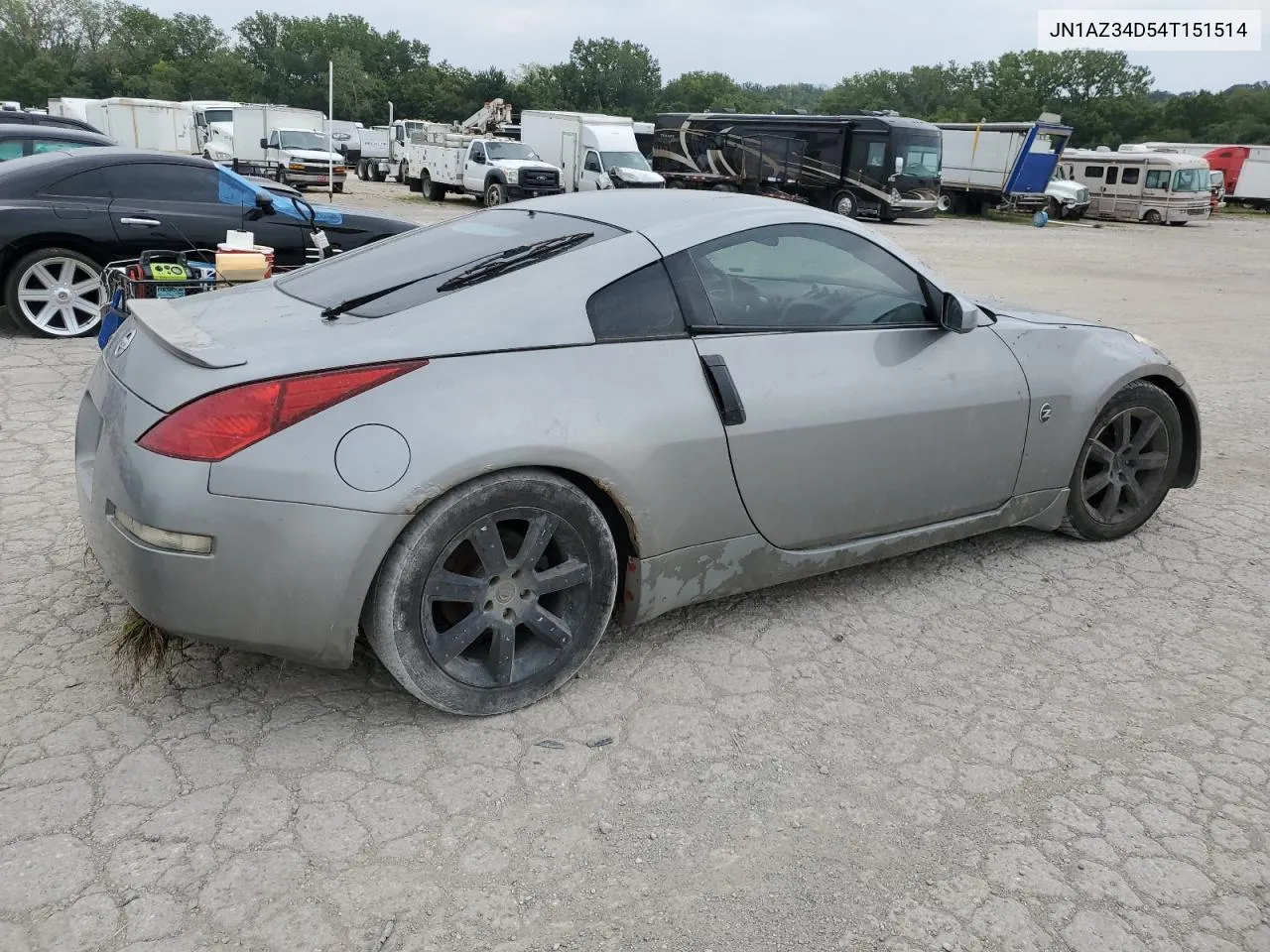 2004 Nissan 350Z Coupe VIN: JN1AZ34D54T151514 Lot: 68023264