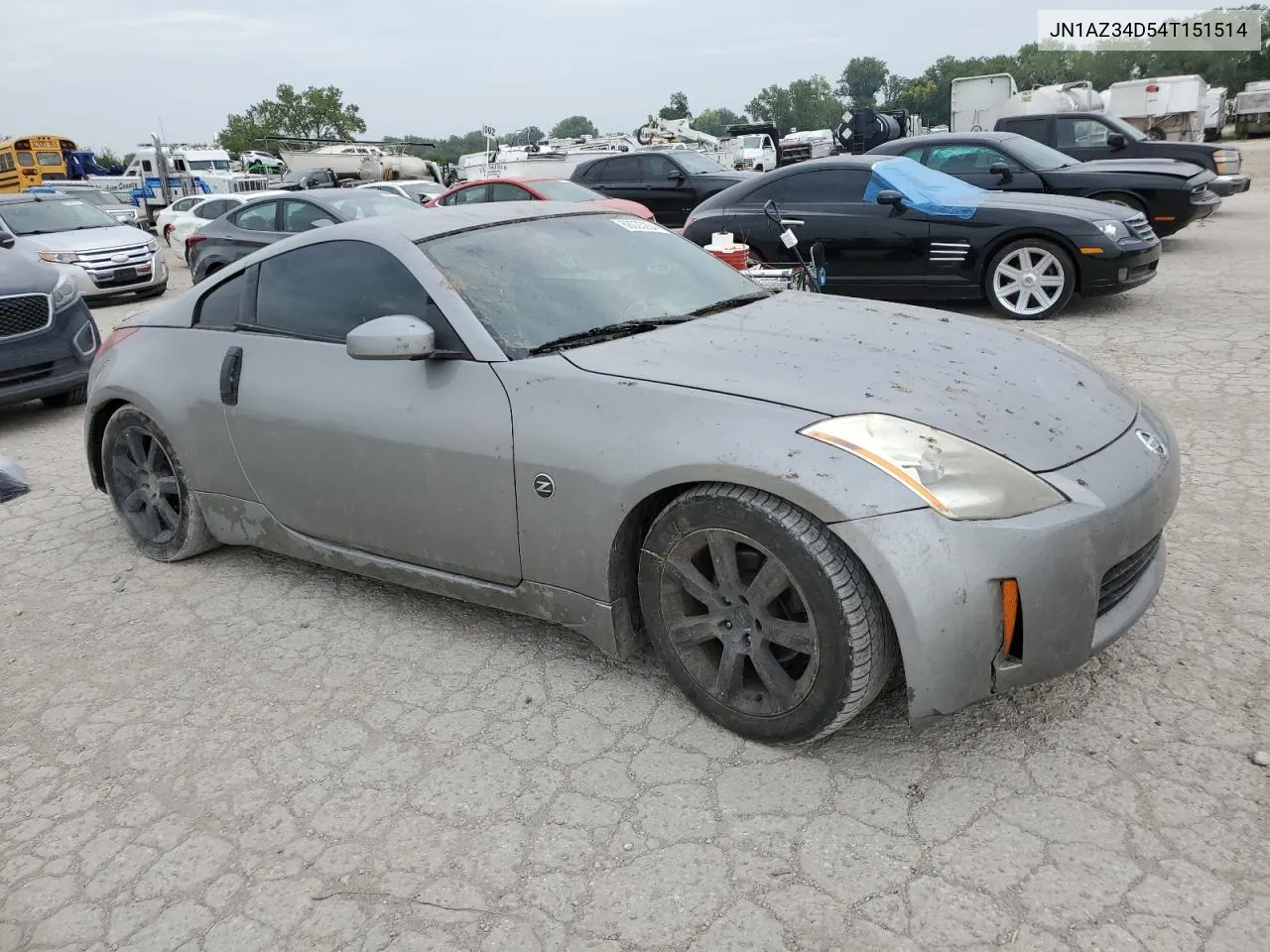 2004 Nissan 350Z Coupe VIN: JN1AZ34D54T151514 Lot: 68023264