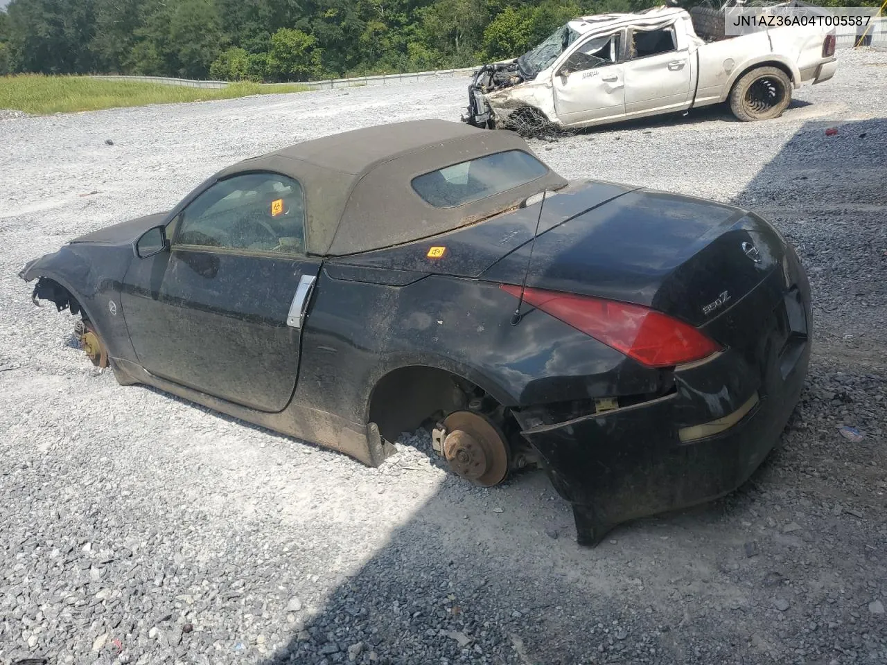 2004 Nissan 350Z Roadster VIN: JN1AZ36A04T005587 Lot: 68531344