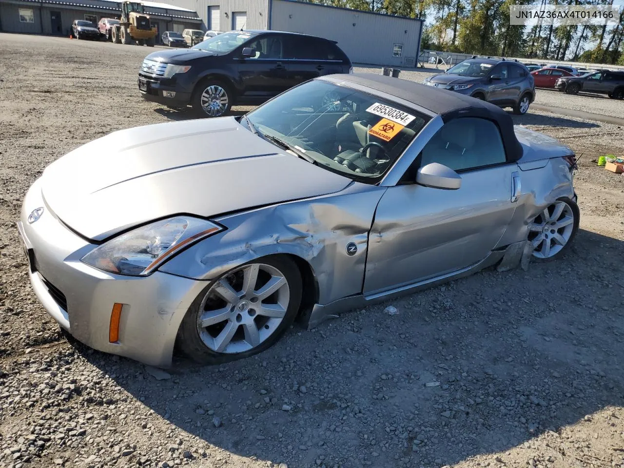 2004 Nissan 350Z Roadster VIN: JN1AZ36AX4T014166 Lot: 69530384