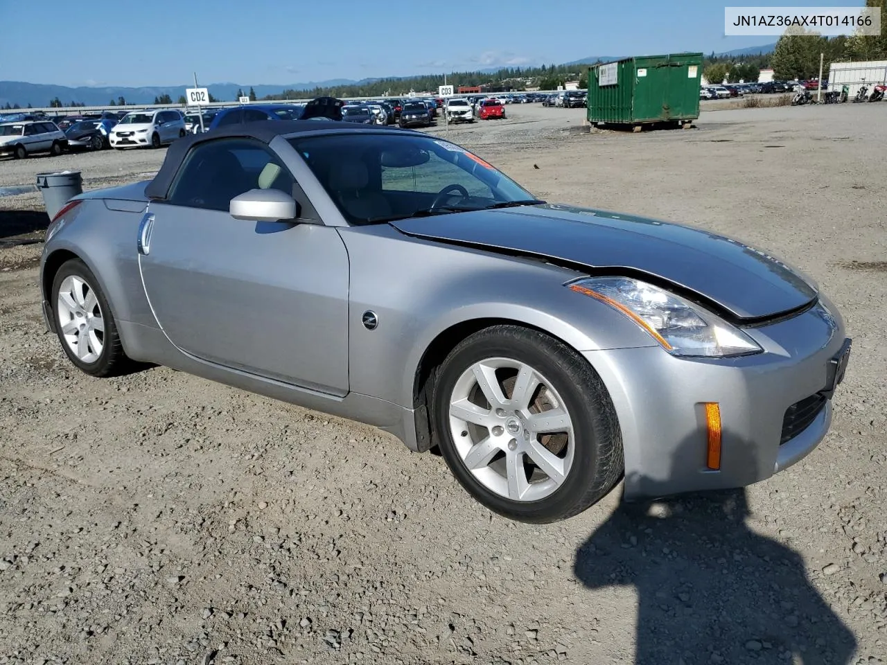 2004 Nissan 350Z Roadster VIN: JN1AZ36AX4T014166 Lot: 69530384