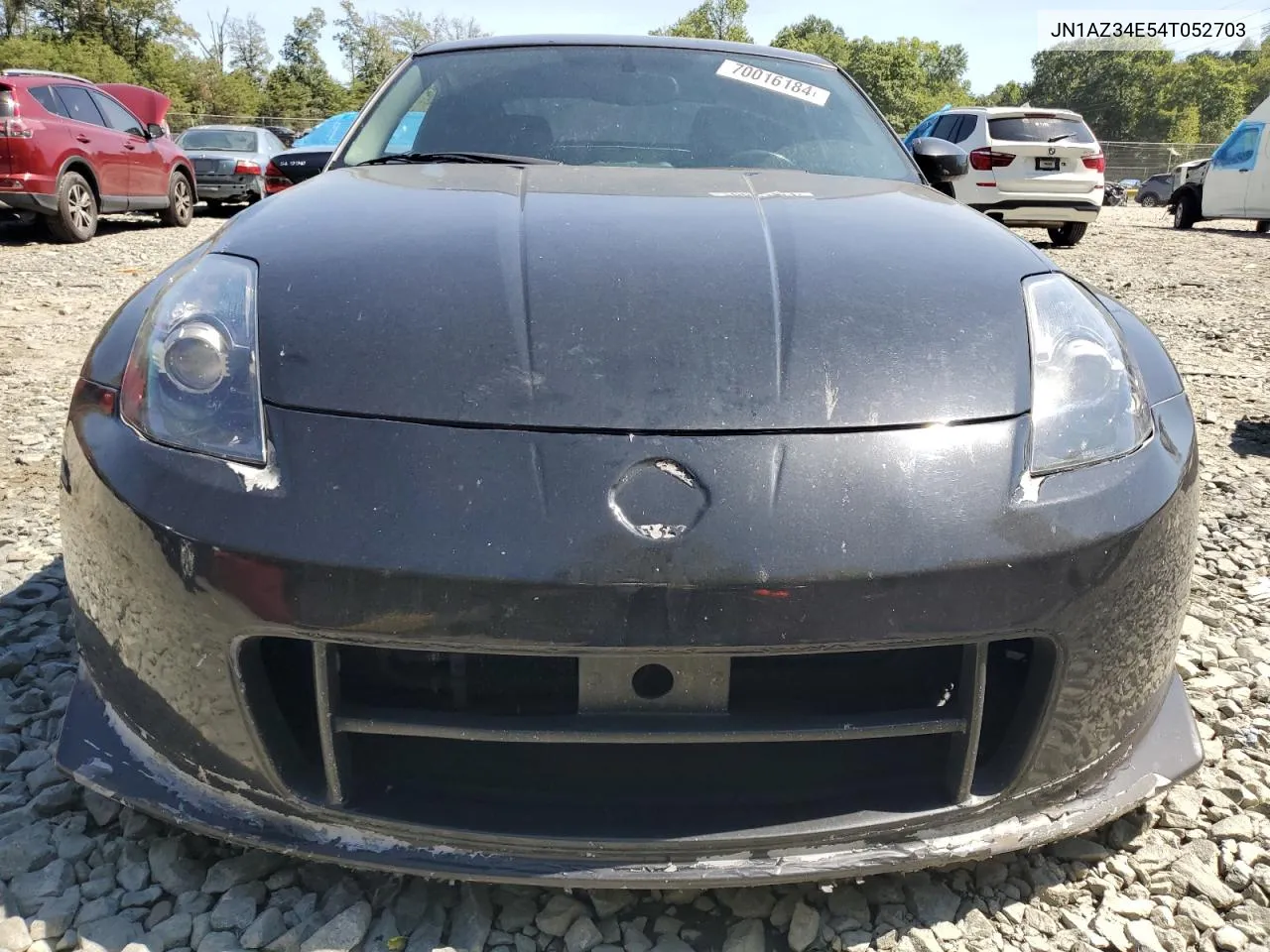 2004 Nissan 350Z Coupe VIN: JN1AZ34E54T052703 Lot: 70016184