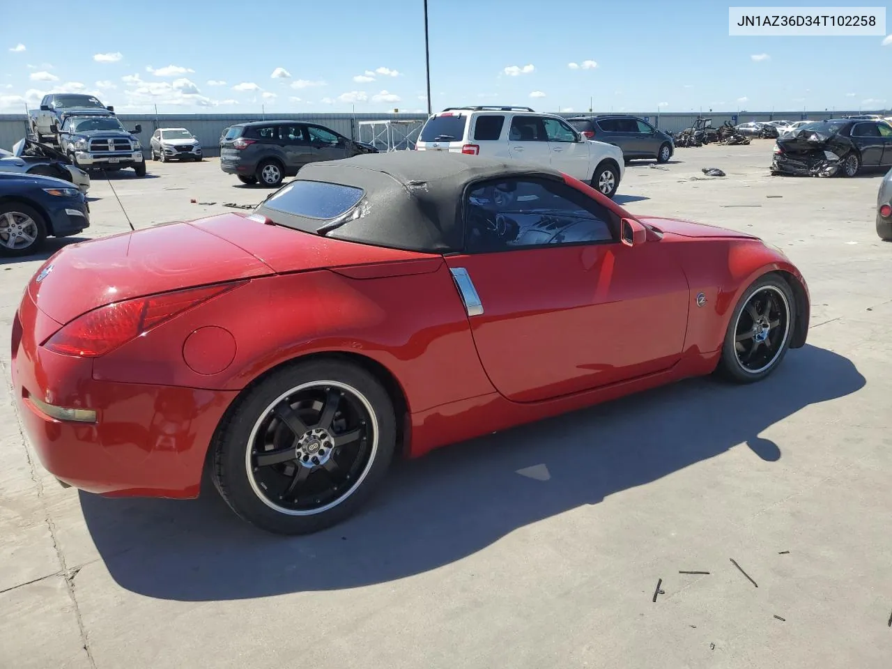 JN1AZ36D34T102258 2004 Nissan 350Z Roadster