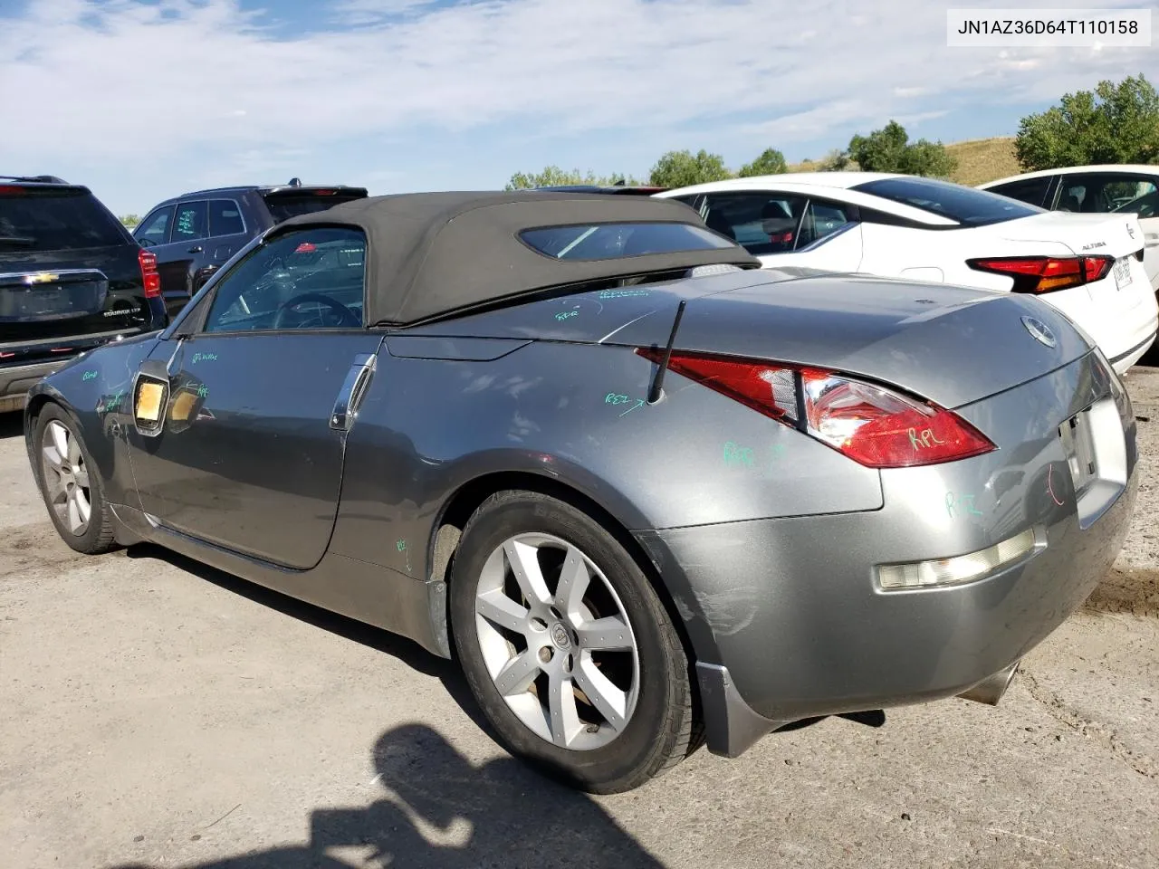 2004 Nissan 350Z Roadster VIN: JN1AZ36D64T110158 Lot: 71365374