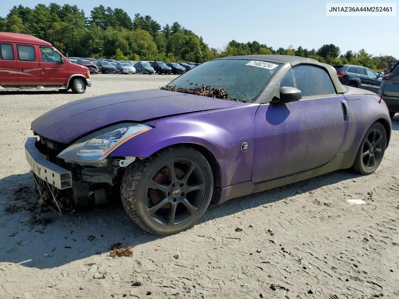 2004 Nissan 350Z Roadster VIN: JN1AZ36A44M252461 Lot: 71462124