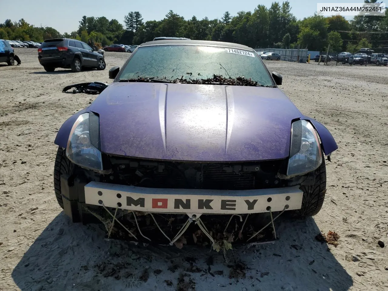 2004 Nissan 350Z Roadster VIN: JN1AZ36A44M252461 Lot: 71462124