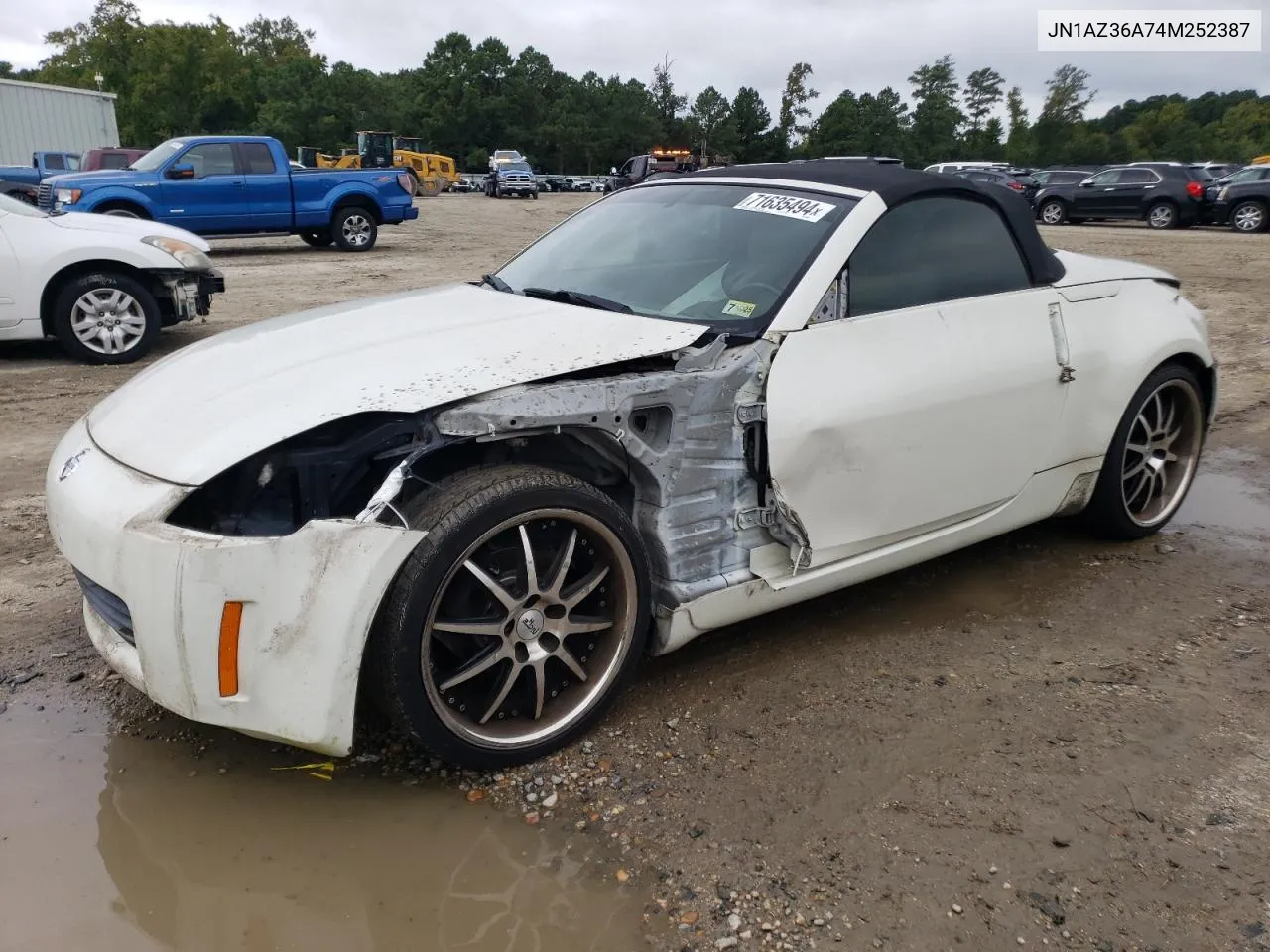 2004 Nissan 350Z Roadster VIN: JN1AZ36A74M252387 Lot: 71635494