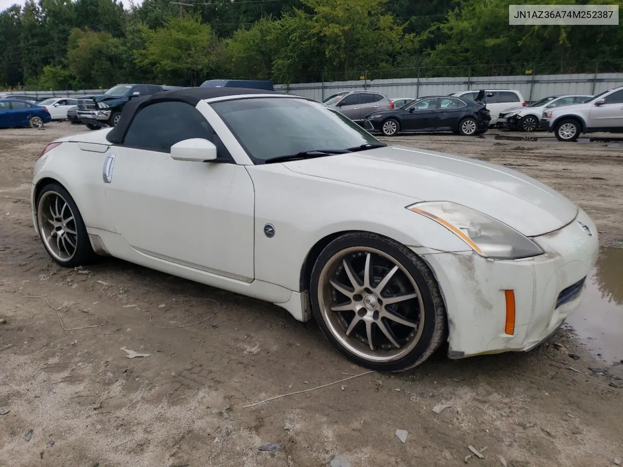 2004 Nissan 350Z Roadster VIN: JN1AZ36A74M252387 Lot: 71635494