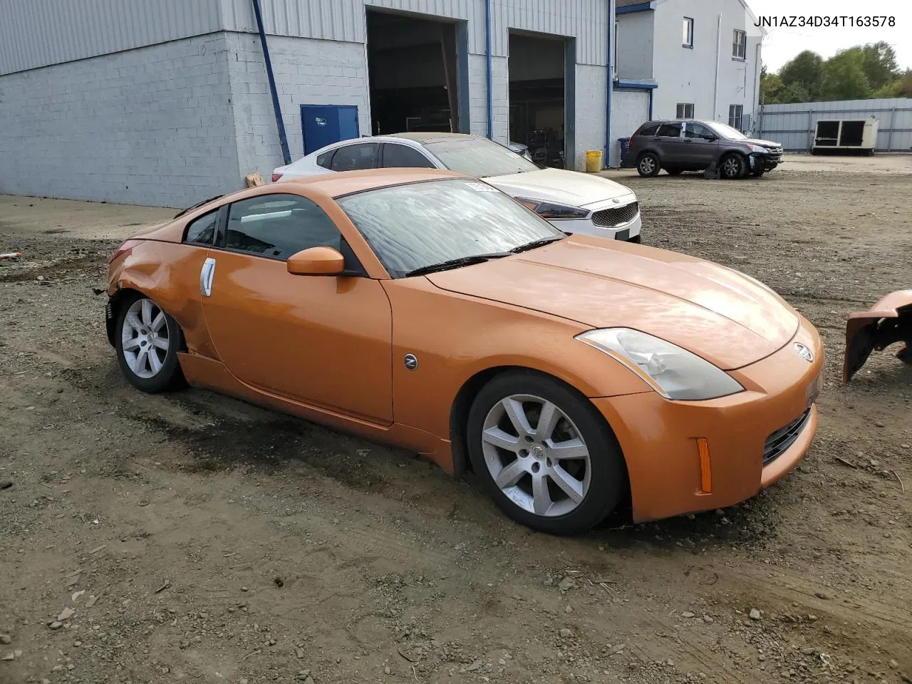 2004 Nissan 350Z Coupe VIN: JN1AZ34D34T163578 Lot: 72510434