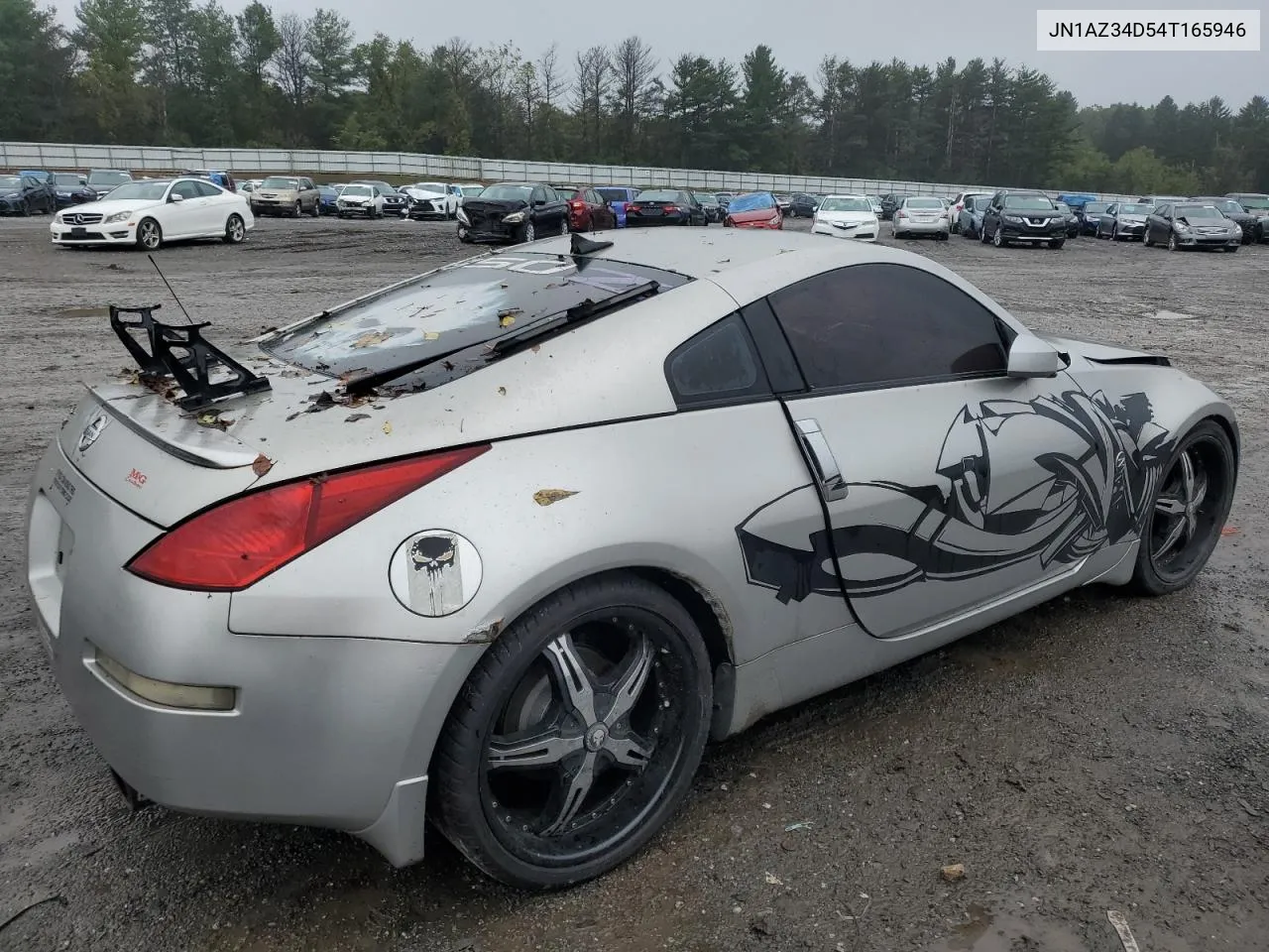 2004 Nissan 350Z Coupe VIN: JN1AZ34D54T165946 Lot: 72649874