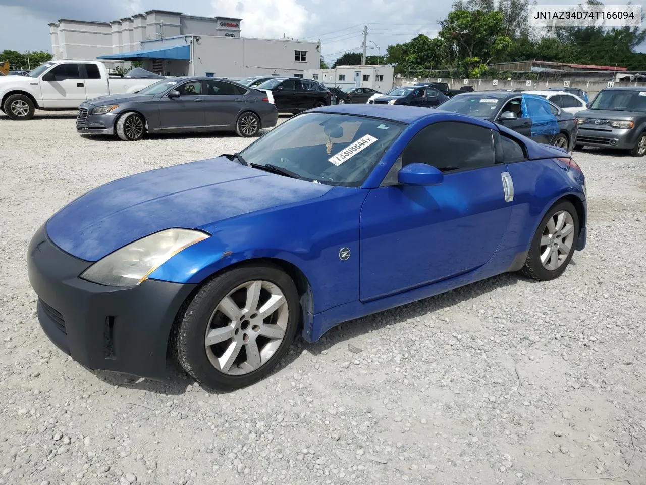 2004 Nissan 350Z Coupe VIN: JN1AZ34D74T166094 Lot: 73308844