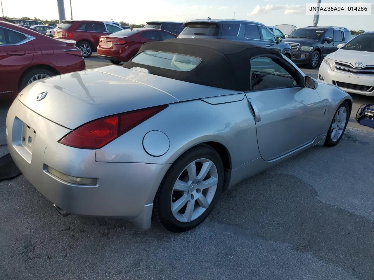 2004 Nissan 350Z Roadster VIN: JN1AZ36A94T014286 Lot: 74122324