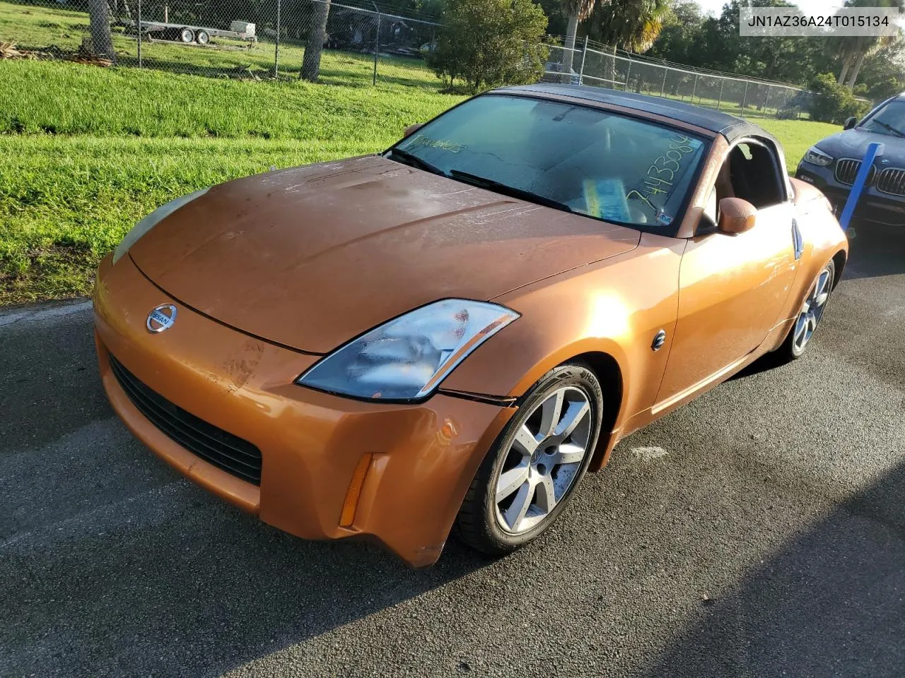 2004 Nissan 350Z Roadster VIN: JN1AZ36A24T015134 Lot: 74433084