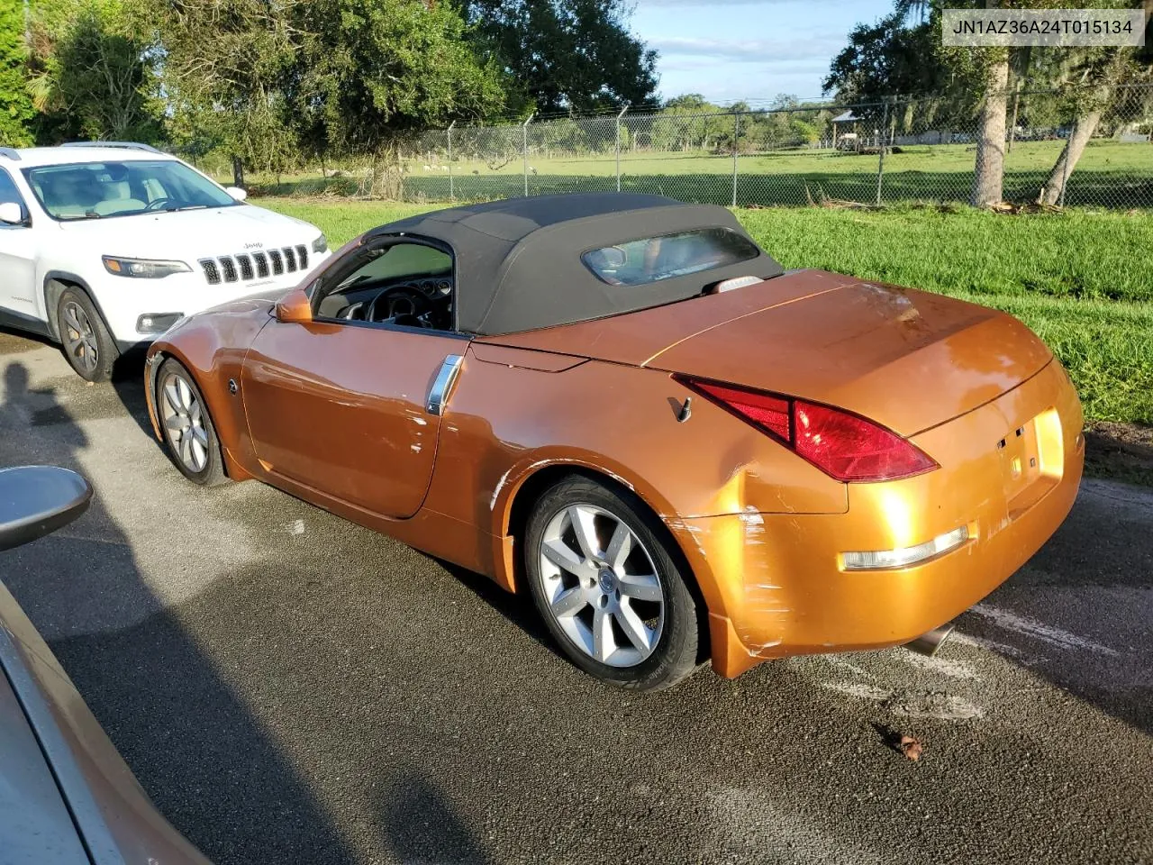 2004 Nissan 350Z Roadster VIN: JN1AZ36A24T015134 Lot: 74433084