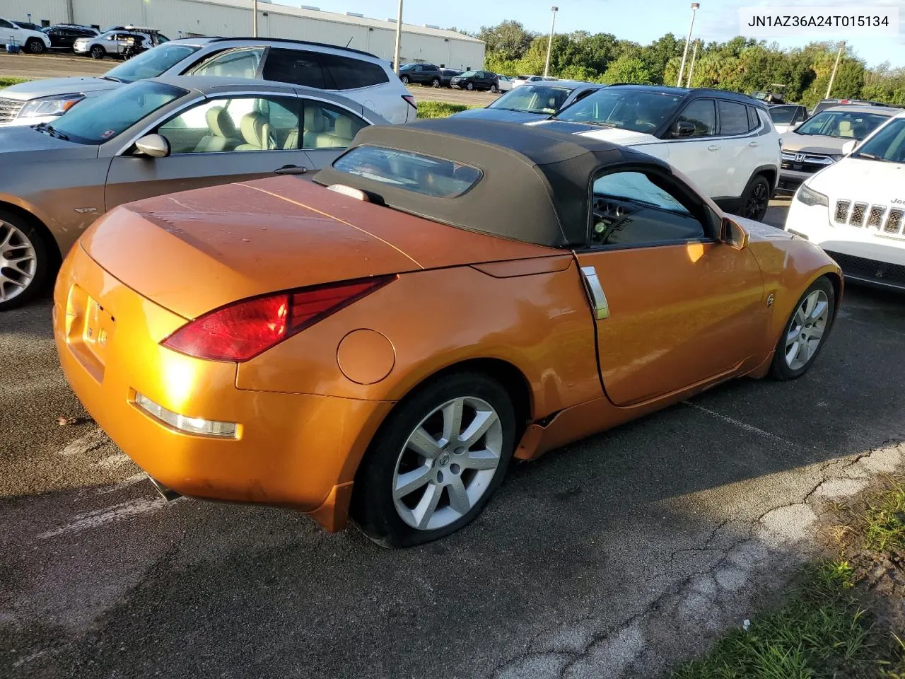 2004 Nissan 350Z Roadster VIN: JN1AZ36A24T015134 Lot: 74433084