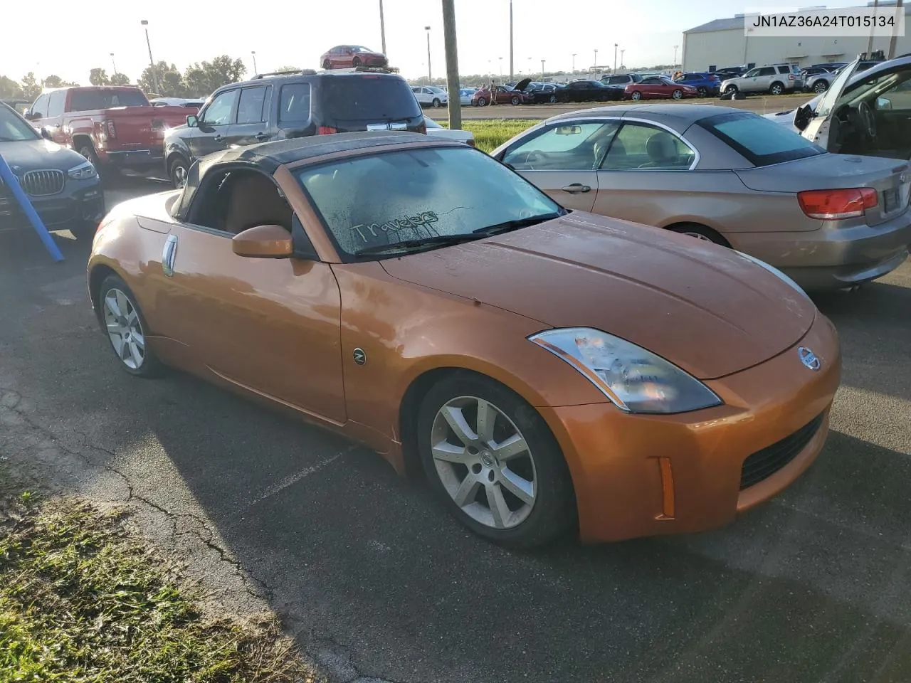 2004 Nissan 350Z Roadster VIN: JN1AZ36A24T015134 Lot: 74433084